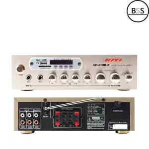 에펠 200W 블루투스앰프 미니앰프 소형 매장 카페용 AP-200U2