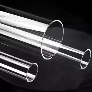 아크릴봉 투명 아크릴 퍼스펙스 튜브 수족관 어항 물 공급 정원 플렉시 유리 파이프 5mm  250mm