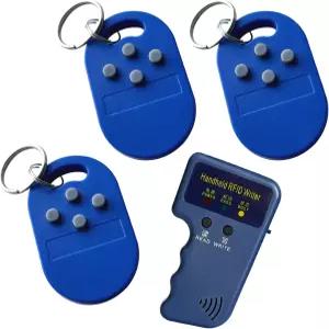 1Pcs 125KHz RF 복사기 RFID 키포브 태그 토큰 4개의 T5577 칩이 하나의 포함되어 있으며 한 무티 액세스