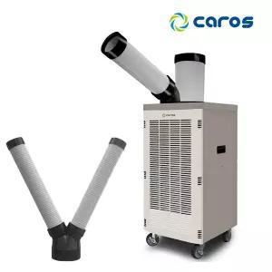 캐로스 1~2구 이동식에어컨 CPC-F3400WG_2 /실외기없는 산업용 공업용 업소용 공장형 자바라 창고 공사현장