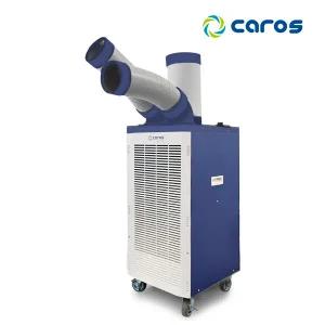 캐로스 2구 이동식에어컨 CPC-F4000B / 실외기없는 산업용 공업용 업소용 공장형 자바라 창고 공사현장