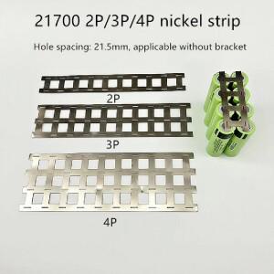 21700 배터리 구멍 간격 21.5mm 연결 플레이트 스탬프 SPCC 니켈 도금 1 미터 병렬 브래킷 없음 스트립