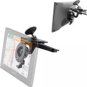 ChargerCity EasyBlade 자동차 DVD 플레이어 CD 슬롯 마운트 및 GPS 브래킷 거치대 Garmin Nuvi 52 57LM 65