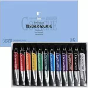 신한 전문 디자이너 구아체 15ml 튜브 12가지 색상 세트