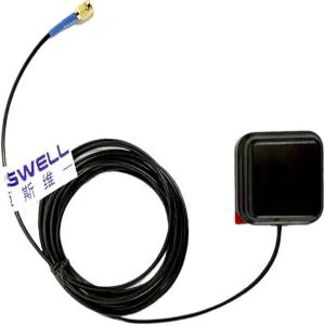 MASWELL GNSS 안테나 자석 및 GPS GLONASS Beidou Gaileo L1 밴드 3미터 9.8피트 케이블 길이의 3M 접착
