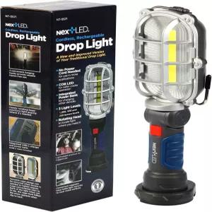개선됨 NextLED NT-5571 충전식 마그네틱 LED 작업등 1000 LM 트러블 라이트 무선 드롭 차고용 정비용