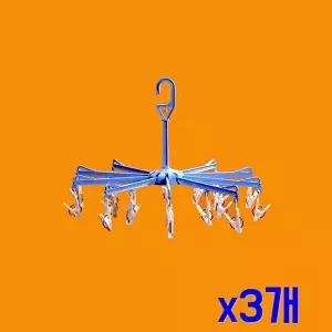 고품질 TBZ 빨래집게 360도 회전 속옷 건조대(20p) (스카이) x3개 신발집게 이불빨래집게 WFNHW71