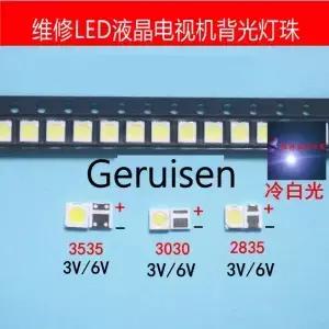 Led tv 백라이트에 대 한 50100Pcs 2835 3030 3535 3V 6V 1W 2W 키트 electronique lcd 수리 멋진 차가운