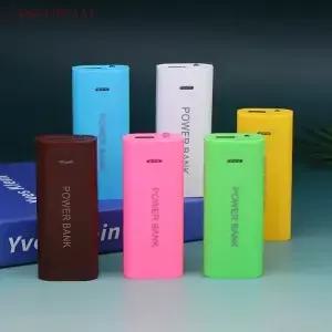 새로운 휴대용 케이스 DIY 2셀 18650 배터리 박스 스마트폰 충전용 5V 1A 인디케이터 라이트