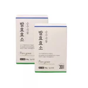 순수곡물 발효효소 2박스 60회분 선물세트 설날 한가위 추석 가족 모임