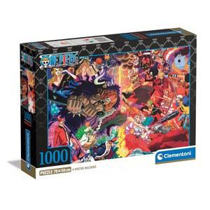 클레멘토니 원피스 퍼즐 1000피스 포스터 - 팬을 위한 타일 게임 9세 성인 어린이용 39922