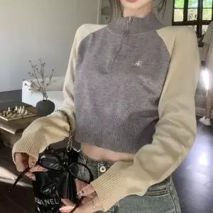 여성 스포티한 반집업 니트 티숙 LKK018 반폴라 나시 목티 반집업 터틀넥 내생산 터들넥