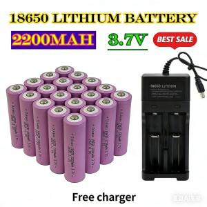 18650 2200mAh 배터리 3.7V 리튬이온 충전식  자동차 손전등 에 적합