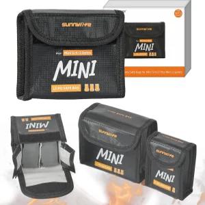 DJI 미니 5 프로용 혼린 배터리 금고 가방 드론 액세서리 충전 및 보관용 방폭 파우치 대형 3pc