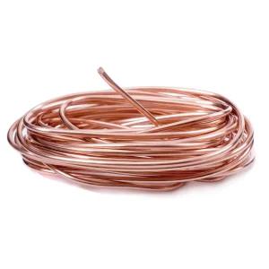 HIBUMFX 소프트 어닐링 접지선 구리 본딩 접지 도체 10 AWG 50피트 클래드 강철 케이블 전자 와이어 전기
