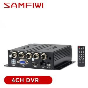 훈련용 자동차 운전 등록기 4ch MDVR 모바일 비디오 레코더 차량 Dvr 용 4 채널 카드 dvr