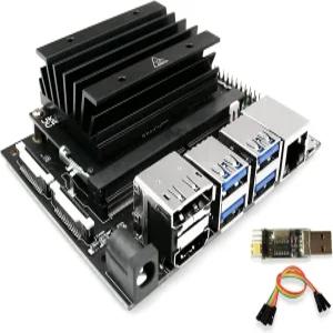 WayPonDEV Jetson 나노 개발자 키트 - 4GB LDPPR4 RAM 16G eMMC AI 로보틱스 머신 러닝용 서브 미니 PC