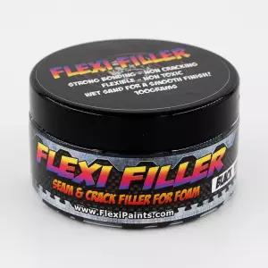 플렉시 페인트 필러 - 검은색 100g 3.5온스 폼 코스프레 가죽 플라스틱용 유연한 균열 및 솔기 매끄럽고