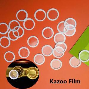 81PCS Kazoo 멤브레인 교체 플루트 뮤지컬 장난감 액세서리 필름
