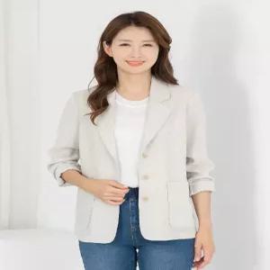 [모슬린]엄마옷 여름 자켓 정장 카라 606FGH141 마담중년여성빅사이즈50대60대