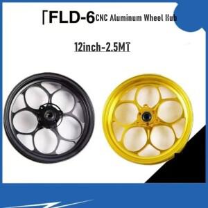 CNC 알루미늄 휠 허브 M3 NIU N1S UQI  B Ninebot E300P 전자 스쿠터 공용 수정 12inch-2.5MT 림 디스크 브