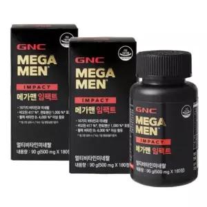 [하프클럽/기타]GNC 메가맨 임팩트 500mg x 180정 2개 /sj
