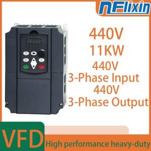 VFD 주파수 변환기 가변 드라이브 인버터, 440V, 3Ph 입력, 2.2KW,