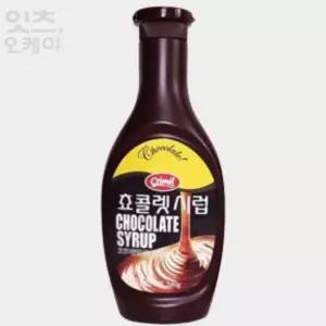 2NDOK 초코시럽 530G 20개 초코빵만들기 초코칩쿠키만들기 초코소스