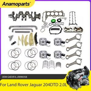 엔진 재조립 키트 피스톤 크랭크축 2.0L 디젤 204DTD AJ200 재규어 랜드로버 레인지 디스커버리 L462 L550