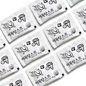 범표어묵 범표 부산 어묵 어묵탕 멸치 스프 대용량 100봉지 총 600g