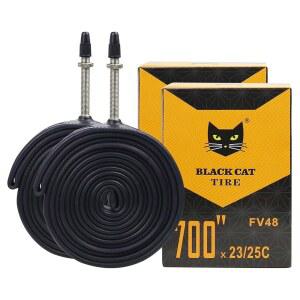 MAKELEN 2개 700X23C /25C 700X28C /32C 자전거 튜브 48MM FV 프레스타 밸브 700C 타이어 로드 바이크용