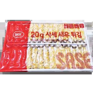 사세통상 브레디드새우튀김 20g x30개 600g 바삭한식감 식당용 테이크아웃용