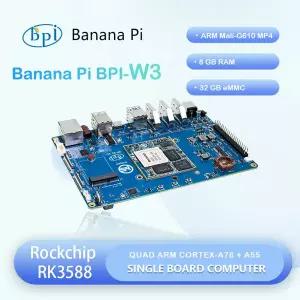 바나나 파이 BPI-W3 Rockchip RK3588 쿼드 ARM Cortex-A76 및 쿼드 Cortex-A55 8G RAM 32G eMMC 플래시 싱
