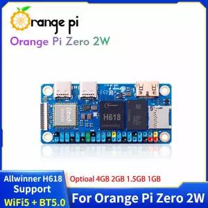 오렌지 파이 제로 2 W 4GB 2GB 1.5GB 1GB RAM 올위너 H618 쿼드코어 Cortex-A53 소형 PC WiFi5  BT5.0 오렌