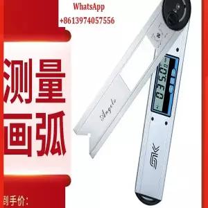다기능 목공 전자 디지털 앵글 눈금자 스테인레스 스틸 산업용 각도기 90 도 45