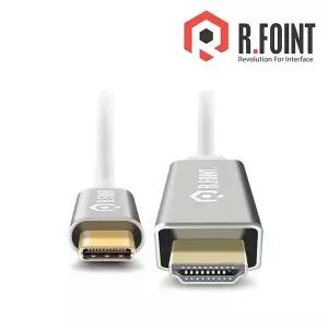 R.FOINT 알포인트 USB-C to HDMI 케이블 RF-31H4K60-2M RF013 2m 4048422