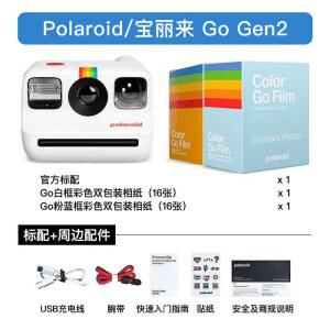 Go Generation 즉석카메라 필름 블랙 폴라로이드 카메라 필름카메라