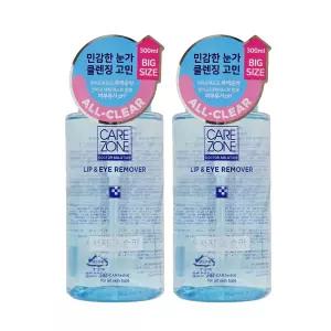 1+1 케어존 닥터솔루션 저자극 립 앤 아이리무버300ml