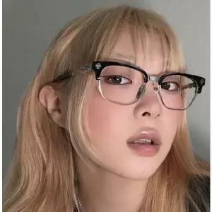 크롬하츠 보넨노이슈어2 블랙 브러쉬드 실버 명품 안경테 패션 아이웨어 [국내배송]