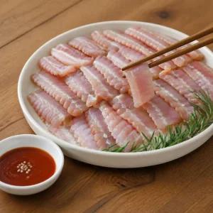 건담농수산 국산 삭힌 홍어 500G 중간맛 삼합 홍어회 소주안주
