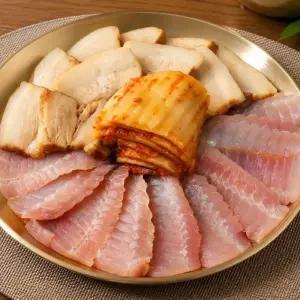 건담농수산 흑산 홍어 250G 약한맛 삼합 생홍어회 덜삭힌