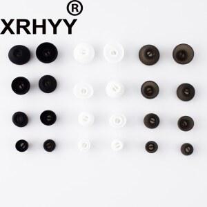 XRHYY XS/S/M/L 4 크기 4 쌍 교체 용 이어 어댑터 Sennheiser Momentum HD1 이어폰 용 이어폰 소프트 실리콘 이어