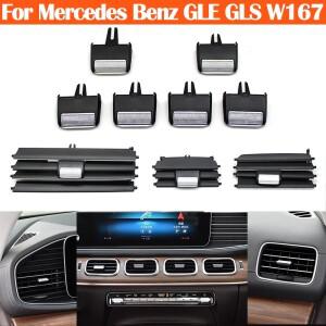 메르세데스 벤츠 GLE GLS W167 2020-2025용 자동차 에어컨 중앙 좌우 AC 벤트 그릴 탭 클립 배출구 수리 키