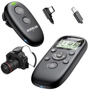 소니 카메라용 충전식 리모컨 출시 - 인터벌 타이머 포함 ZV-E10 II A7 IV A7R V A9 III A7S A6600 A6500 ZV-1 RX100 VII용 AODELAN 무선 인터벌미터