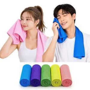 LW 습식 스포츠 쿨타올 땀수건 운동수건 스포츠수건 중/대형