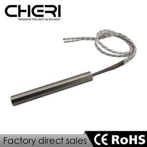 몰드 카트리지 히터 가열 요소, 원통형 관형, 12mm 튜브, 220V, 30W-500W, 팩당 5 개