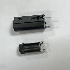 5x20 퓨즈 홀더 PCB 패널 장착 튜브 PTF-45 수평 소켓 수직 롱 헤드 매끄러운 표면 자동차용