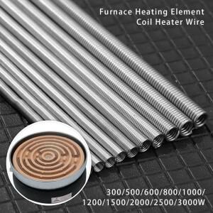 1PC 220V 300/500/600/800/3000W 용광로 가열 요소 코일 히터 와이어 최대 600C 전기 스토브 저항