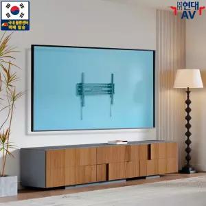 현대AV HD-1386-46T 초대형 TV 벽걸이 브라켓, 최대 86인치/75kg/VESA 600x400mm 호환, 상하 각도 조절 가능, 수평계 장착, 한글 설치안내서 제공