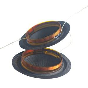 KSV 고음 스피커 수리 액세서리, 트위터 보이스 코일, 실크 다이어프램 멤브레인, DIY 부품, 25.4mm, 25.5mm, 1 인치, 6ohm, 8ohm